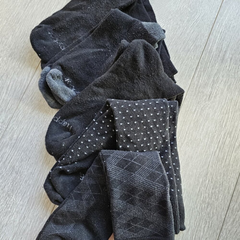 ✨ 3/$10✨Happy Foot Set of 5 Cotton  Socks - Crew Length